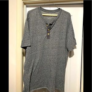 Grey top button shirt!